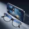 square frame audio sunglasses