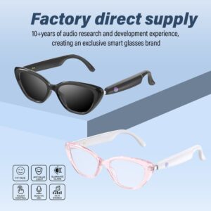 audio glasses with touch controls