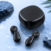 Flip top case earbuds