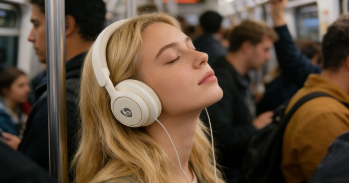 commuting noise cancelling headphones